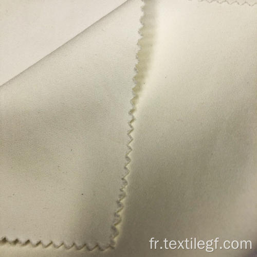 Tissu double coton et polyester